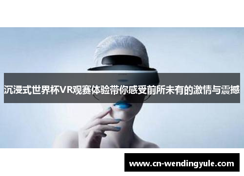 沉浸式世界杯VR观赛体验带你感受前所未有的激情与震撼